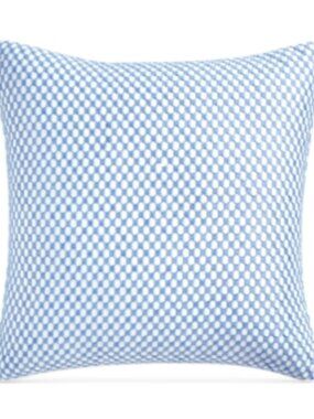 Charter Club Damask Designs Woven Tile Decorative Pillow, 18" X 18",, Bellflower